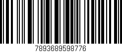 Código de barras (EAN, GTIN, SKU, ISBN): '7893689598776'