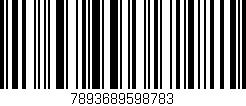 Código de barras (EAN, GTIN, SKU, ISBN): '7893689598783'