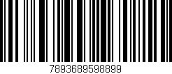 Código de barras (EAN, GTIN, SKU, ISBN): '7893689598899'