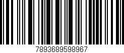 Código de barras (EAN, GTIN, SKU, ISBN): '7893689598967'