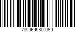 Código de barras (EAN, GTIN, SKU, ISBN): '7893689600950'