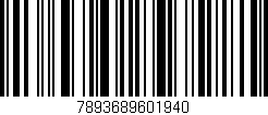 Código de barras (EAN, GTIN, SKU, ISBN): '7893689601940'