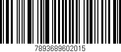 Código de barras (EAN, GTIN, SKU, ISBN): '7893689602015'