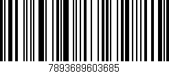 Código de barras (EAN, GTIN, SKU, ISBN): '7893689603685'