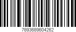 Código de barras (EAN, GTIN, SKU, ISBN): '7893689604262'