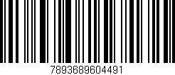 Código de barras (EAN, GTIN, SKU, ISBN): '7893689604491'