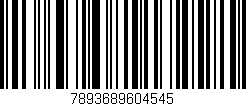 Código de barras (EAN, GTIN, SKU, ISBN): '7893689604545'