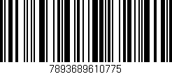 Código de barras (EAN, GTIN, SKU, ISBN): '7893689610775'