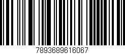 Código de barras (EAN, GTIN, SKU, ISBN): '7893689616067'