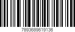 Código de barras (EAN, GTIN, SKU, ISBN): '7893689619136'