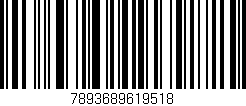 Código de barras (EAN, GTIN, SKU, ISBN): '7893689619518'