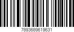 Código de barras (EAN, GTIN, SKU, ISBN): '7893689619631'