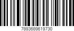 Código de barras (EAN, GTIN, SKU, ISBN): '7893689619730'