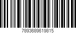 Código de barras (EAN, GTIN, SKU, ISBN): '7893689619815'