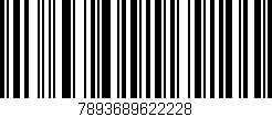 Código de barras (EAN, GTIN, SKU, ISBN): '7893689622228'