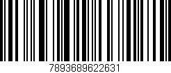 Código de barras (EAN, GTIN, SKU, ISBN): '7893689622631'