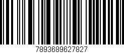 Código de barras (EAN, GTIN, SKU, ISBN): '7893689627827'