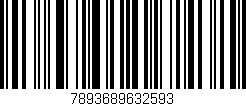 Código de barras (EAN, GTIN, SKU, ISBN): '7893689632593'