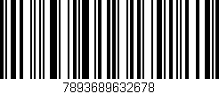 Código de barras (EAN, GTIN, SKU, ISBN): '7893689632678'