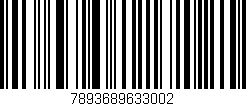 Código de barras (EAN, GTIN, SKU, ISBN): '7893689633002'