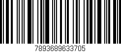 Código de barras (EAN, GTIN, SKU, ISBN): '7893689633705'