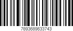 Código de barras (EAN, GTIN, SKU, ISBN): '7893689633743'