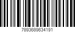 Código de barras (EAN, GTIN, SKU, ISBN): '7893689634191'