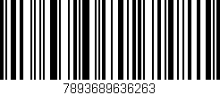 Código de barras (EAN, GTIN, SKU, ISBN): '7893689636263'