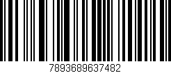 Código de barras (EAN, GTIN, SKU, ISBN): '7893689637482'