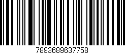 Código de barras (EAN, GTIN, SKU, ISBN): '7893689637758'