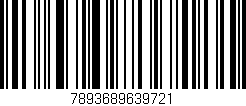 Código de barras (EAN, GTIN, SKU, ISBN): '7893689639721'