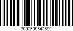 Código de barras (EAN, GTIN, SKU, ISBN): '7893689643599'