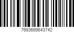 Código de barras (EAN, GTIN, SKU, ISBN): '7893689643742'