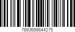 Código de barras (EAN, GTIN, SKU, ISBN): '7893689644275'