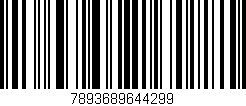 Código de barras (EAN, GTIN, SKU, ISBN): '7893689644299'