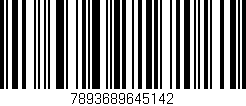 Código de barras (EAN, GTIN, SKU, ISBN): '7893689645142'