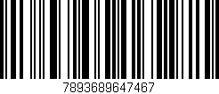 Código de barras (EAN, GTIN, SKU, ISBN): '7893689647467'