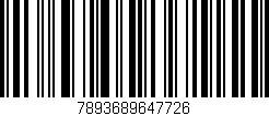 Código de barras (EAN, GTIN, SKU, ISBN): '7893689647726'