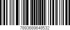 Código de barras (EAN, GTIN, SKU, ISBN): '7893689648532'