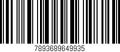 Código de barras (EAN, GTIN, SKU, ISBN): '7893689649935'