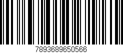 Código de barras (EAN, GTIN, SKU, ISBN): '7893689650566'