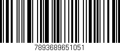 Código de barras (EAN, GTIN, SKU, ISBN): '7893689651051'