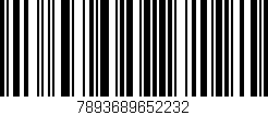 Código de barras (EAN, GTIN, SKU, ISBN): '7893689652232'