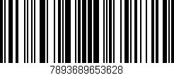 Código de barras (EAN, GTIN, SKU, ISBN): '7893689653628'