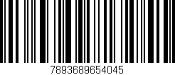Código de barras (EAN, GTIN, SKU, ISBN): '7893689654045'