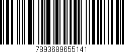 Código de barras (EAN, GTIN, SKU, ISBN): '7893689655141'