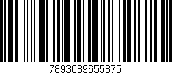 Código de barras (EAN, GTIN, SKU, ISBN): '7893689655875'