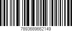 Código de barras (EAN, GTIN, SKU, ISBN): '7893689662149'