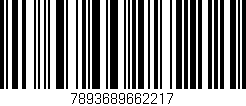 Código de barras (EAN, GTIN, SKU, ISBN): '7893689662217'