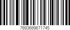 Código de barras (EAN, GTIN, SKU, ISBN): '7893689671745'